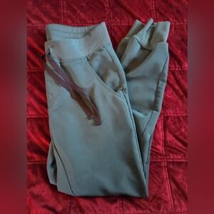 FIGS FOREST GREEN ZAMORA JOGGERS XS